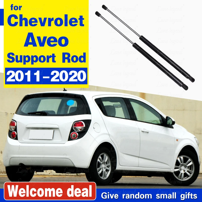 Car Rear Door Support For Chevrolet Aveo Sonic Holden Barina 2011-2020 Spring Hydraulic Rod Strut Bars Car-Accessories