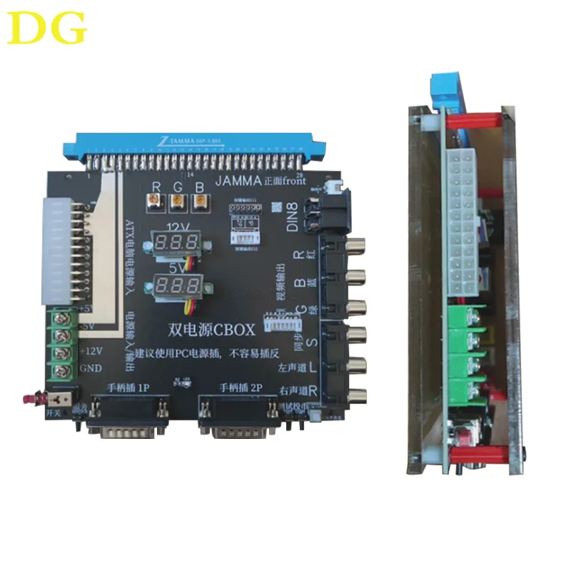 

New NEOGEO MVS JAMMA Supergun Converter CBOX With Case Converting PCB Support RGBS Output for 15P Joypad Retro Arcade Game Board