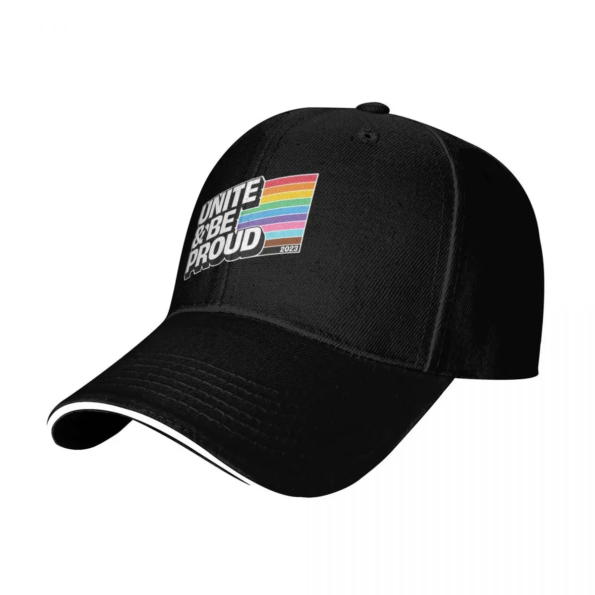 Unite And Be Proud 2023 Baseball Cap Strapback Dad Hat Six Panel Structured Crown Sun Protection UPF 50+