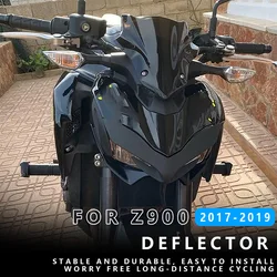 MTKRACING For KAWASAKI Z900 2017-2024 Front fairing aerodynamics small wing front beak nose cone extension cover expander