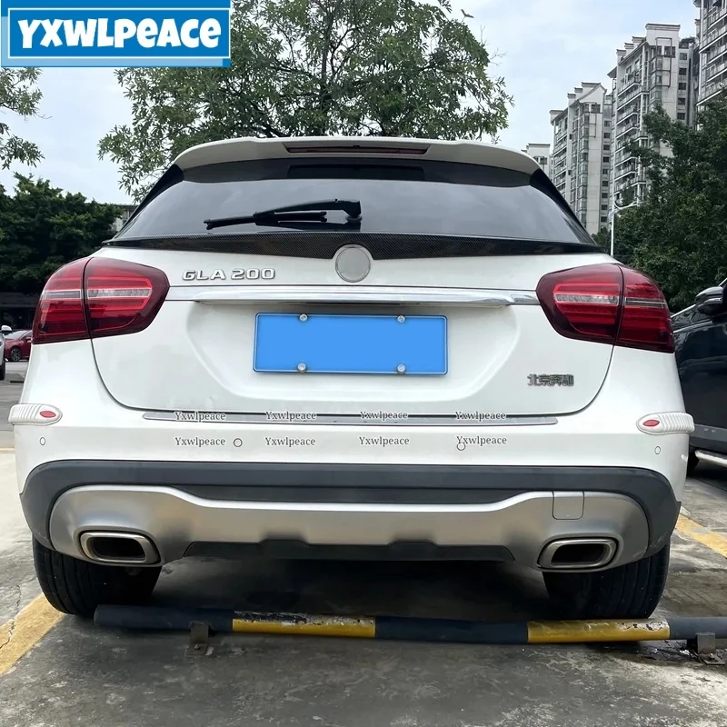 For Mercedes-Benz GLA Class X156 GLA45 AMG 2015 2016 2017 2018 2019 ABS Plastic Rear Trunk Lip Spoiler Wing Car Accessories