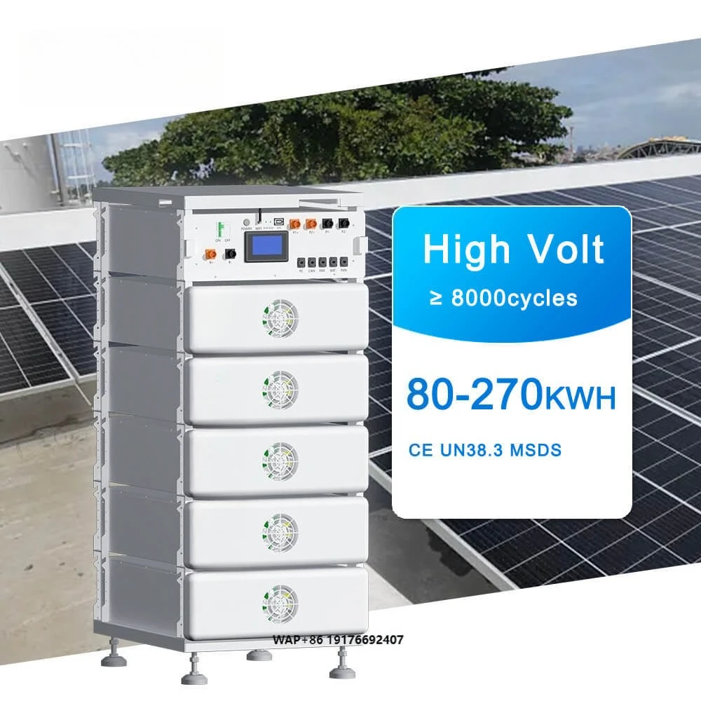 Ground Mounted Stackable High Voltage Lithium Ion Battery 50kwh 60kwh 80kwh 100kwh 150kwh BESS Lifepo4 Energy Storage Battery