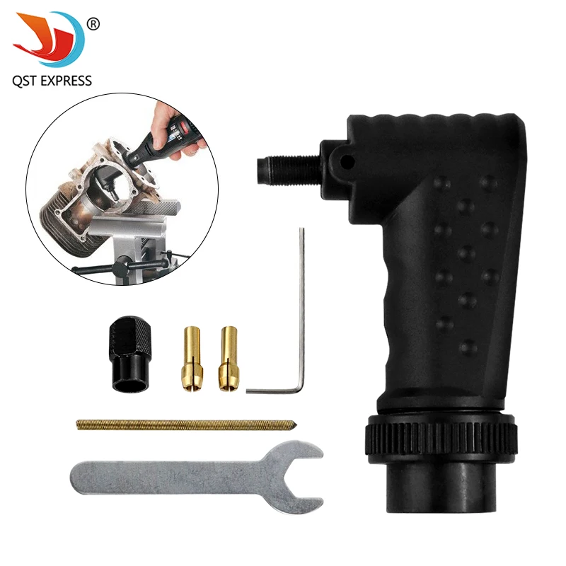 

90-Degree Electric Grinding Right Angle Converter Drill Corner Adapter Small Accessory for Power Tools Practical Convenience