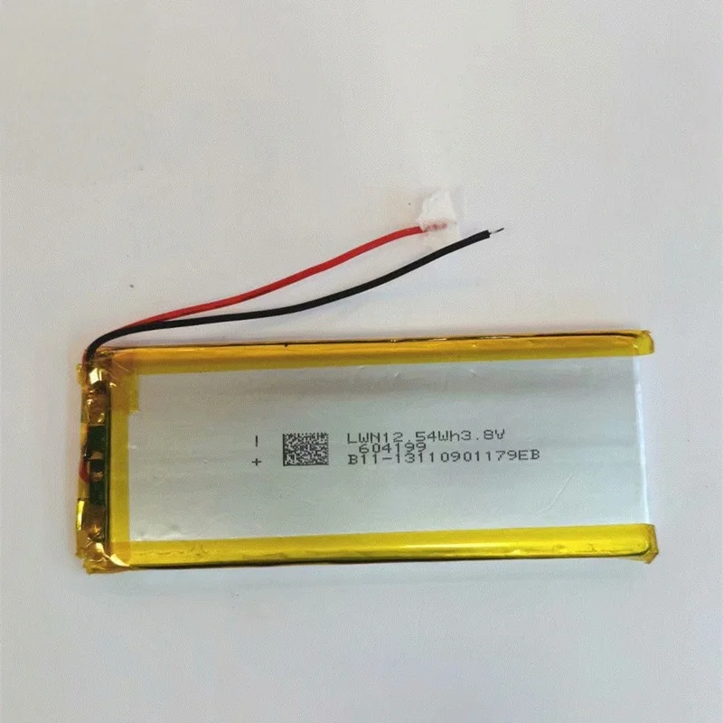 

Литий-полимерный аккумулятор 604199, 3200 мАч, высоковольтный, 4.35В, встроенный, для оборудования мониторинга