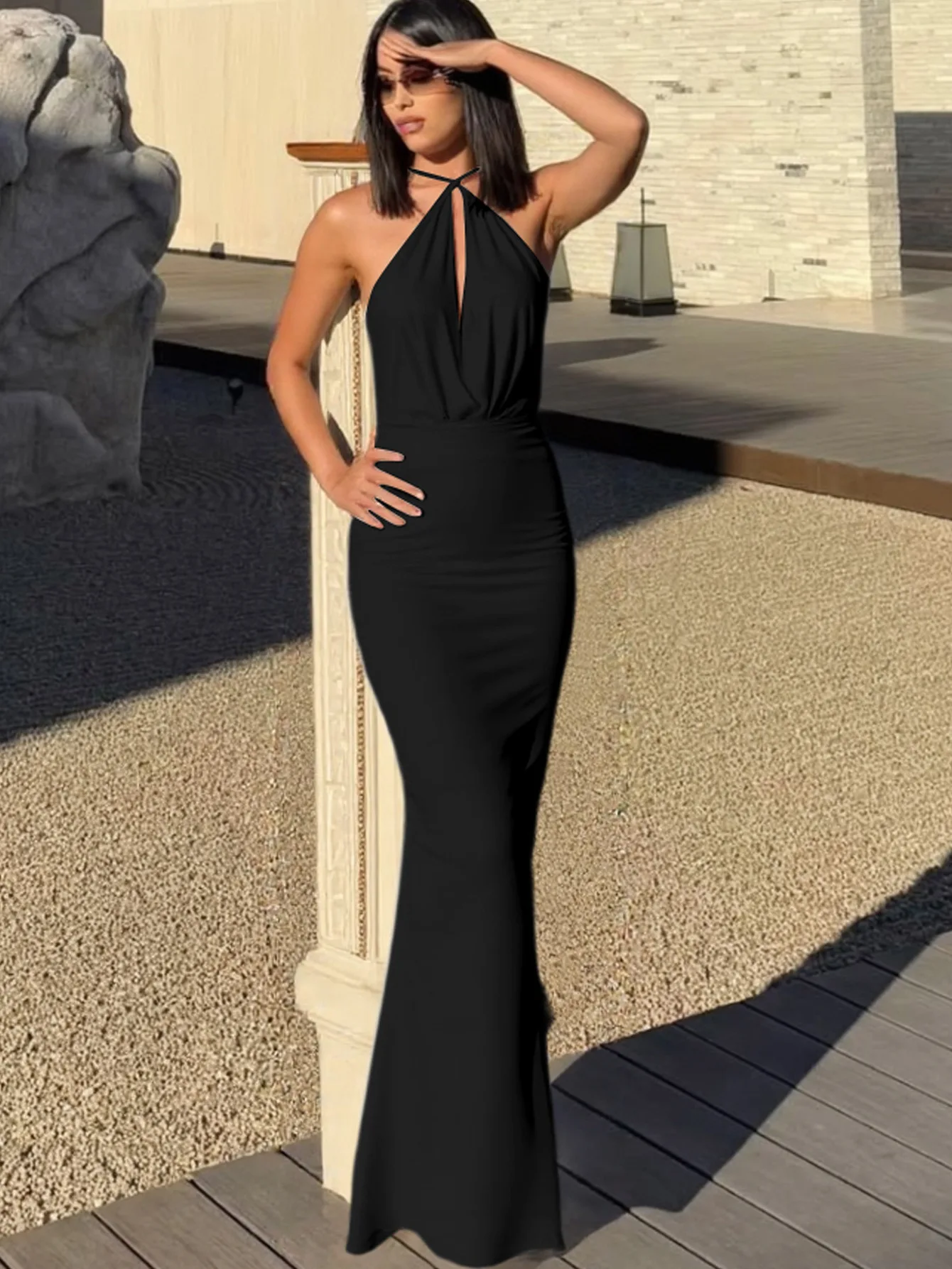 Abiti Abito da donna Estetico Primavera Uncinetto Margherita Smocking Allacciatura Volant A-Line Picnic Foresta Pastorale Traspirante Gentle Mori