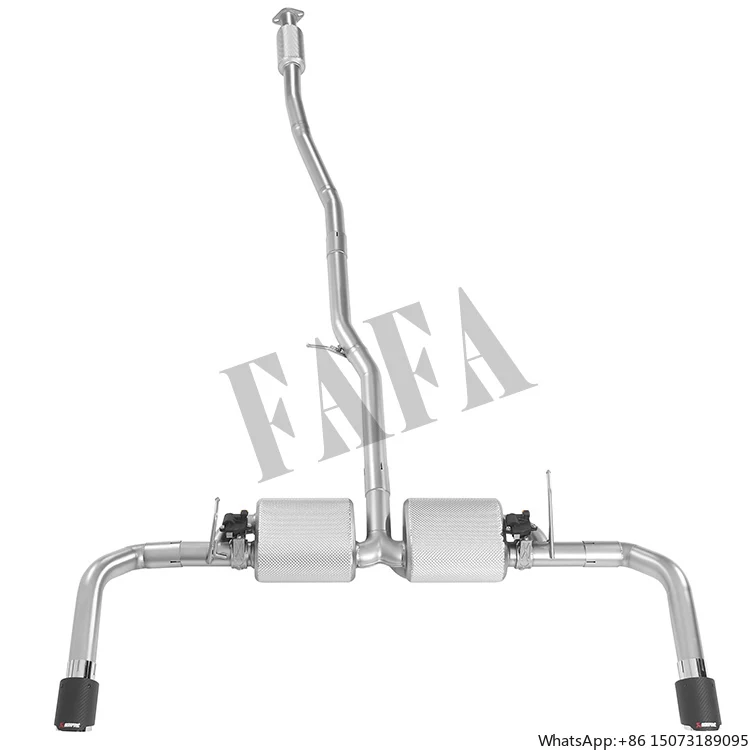 

Выхлопная система для Changan UNI-V: улучшенный звуковой эффект, высокопроизводительный глушитель Cat-Back для средней и задней секций