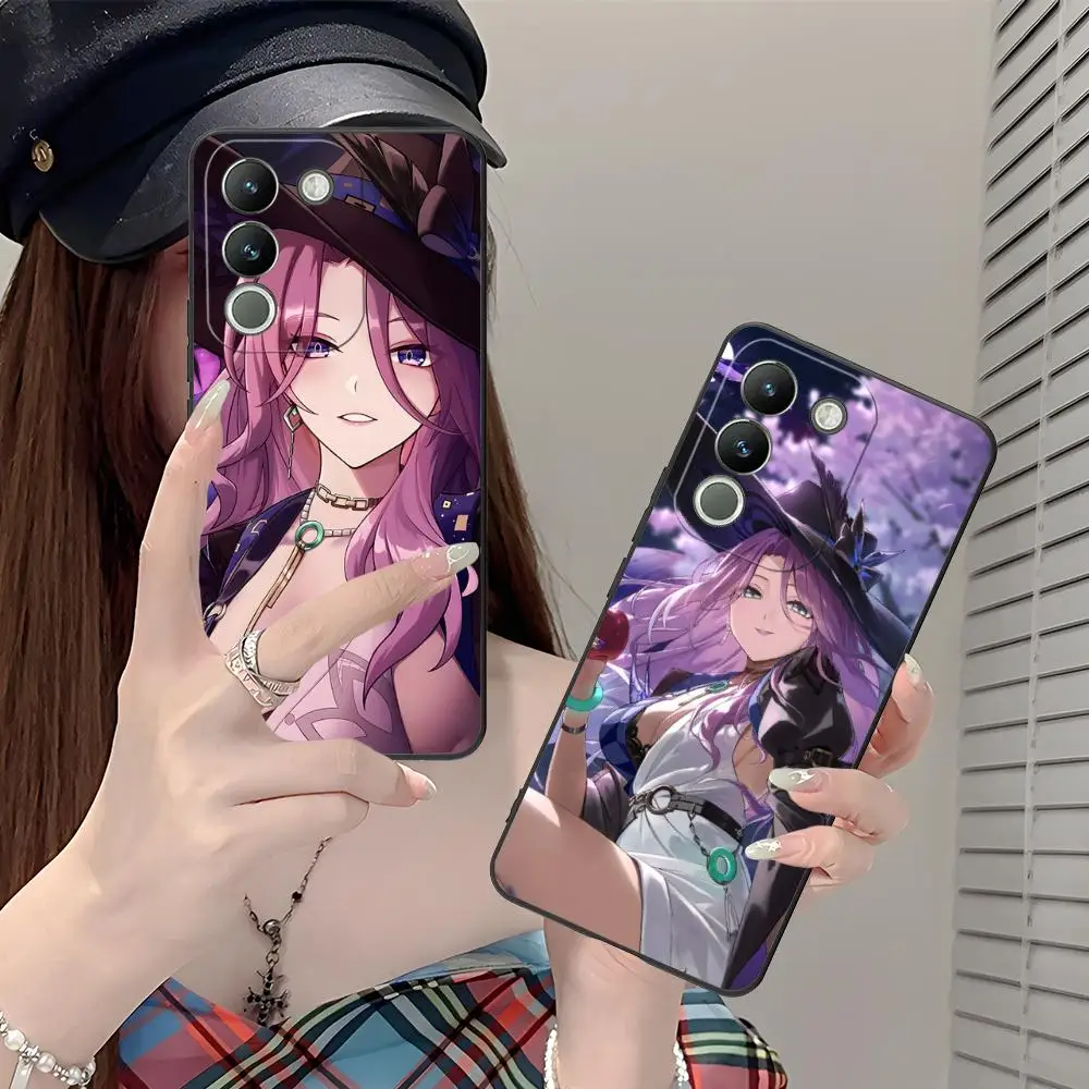 

Чехол для телефона Honkai Star Rail Jade для VIVO V60 V50 V40 V30 V29 V27 V25 V23 Pro Lite 5G с цветным принтом, роскошный красивый чехол
