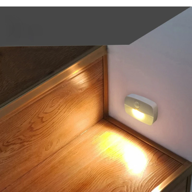 4 Stuks Led Nachtlampje Eu Plug Smart Bewegingssensor Licht 220V Wandlamp Voor Home Gangpad Wc Gang Trap Keuken Slaapkamer Nachtlampje