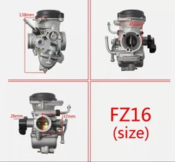 EU quality motocycle Carburetor 26mm fit for Yamaha FZ16 BYSON FZS SZ16 BYSON Fzs Fazer v1 FAZER150 Carb factory direct-selling