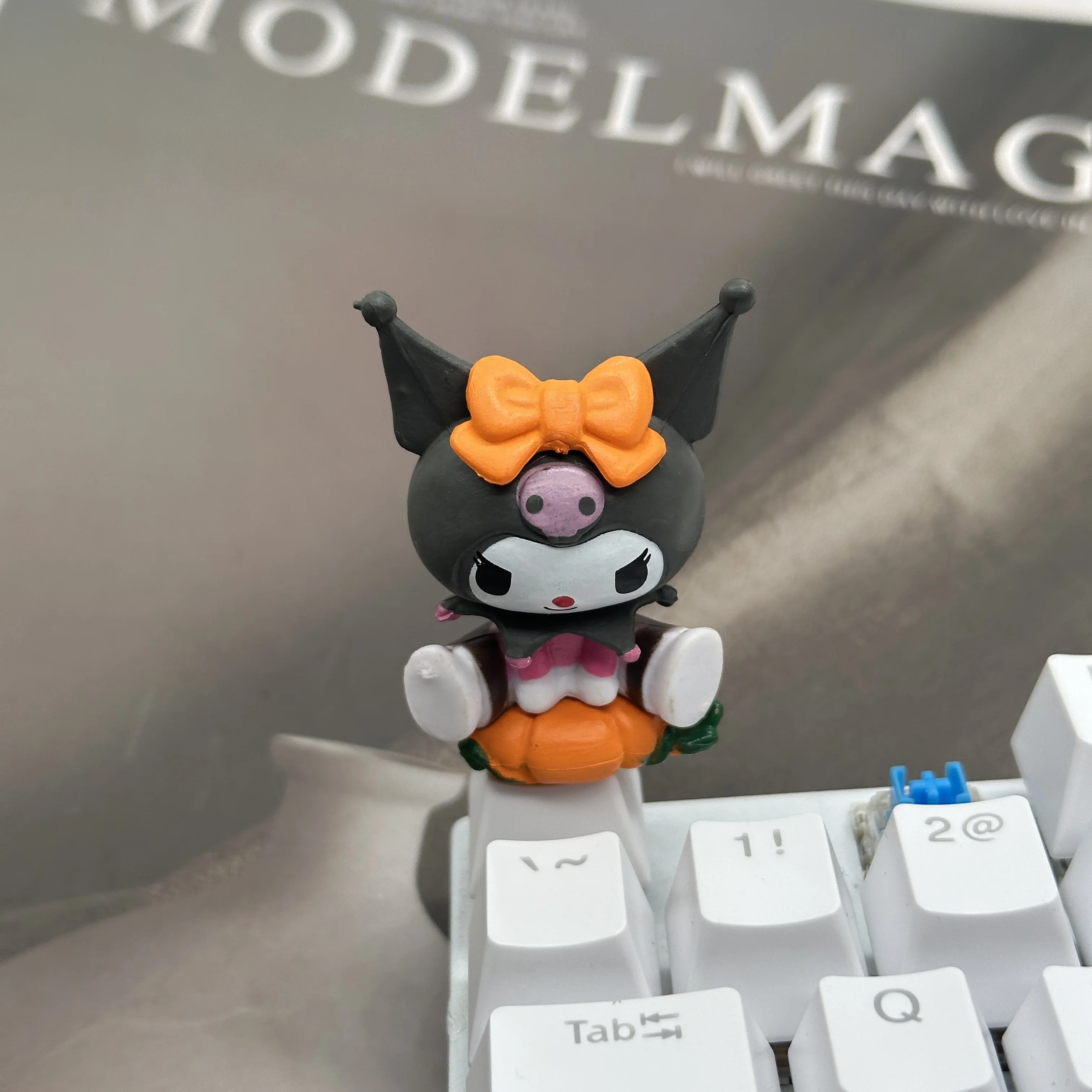 Cartoon Melody Kuromi Keycap for Cross Axis Cartoon Mechanical Keyboard Keycap Single ECS Supplementary Keycap