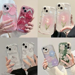 Case for Infinix Hot 20 4G 12 30 9 Play 30i 20i Smart 7 6 HD Plus Soft Clear TPU Flower Cartoon INS Cover