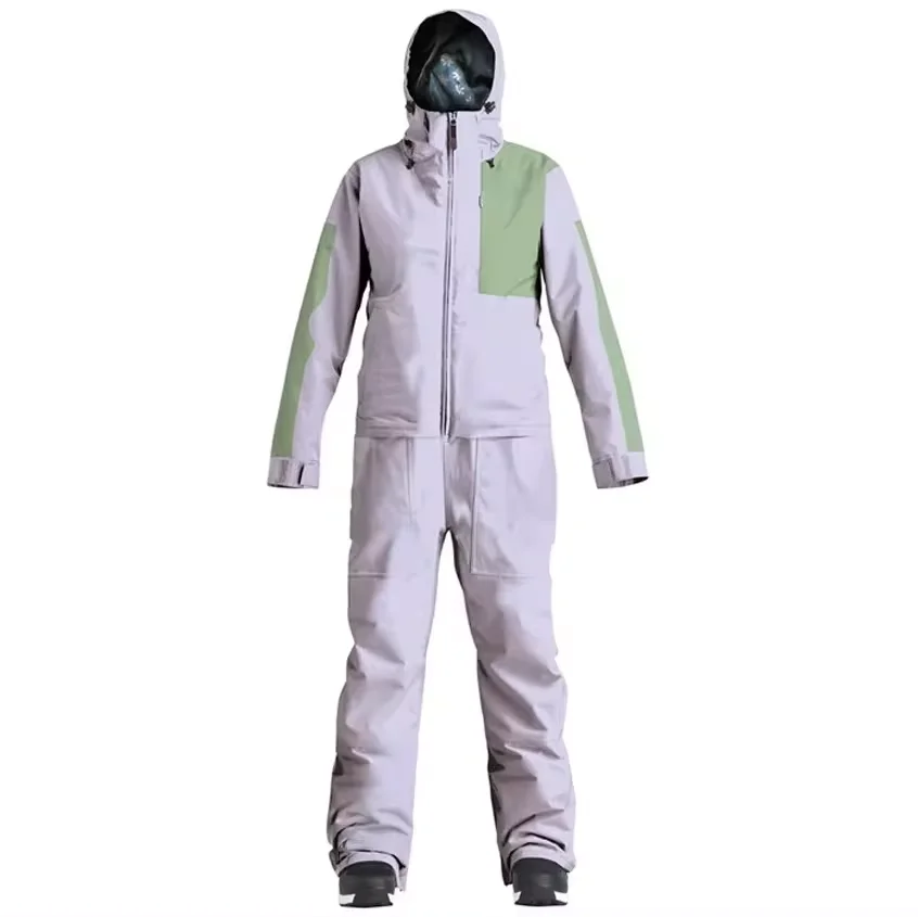 STLF في الهواء الطلق امرأة الدعاوى التزلج مقاوم للماء وظيفة التزلج الدعاوى امرأة قطعة واحدة بدلة التزلج بذلة