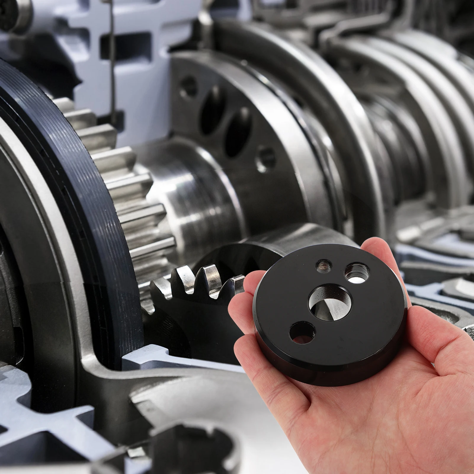 

Crankshaft Seal Installation Tool 1338 Front Cover Wear Sleeve Tool for Engines Parts Accessories Precision Durability