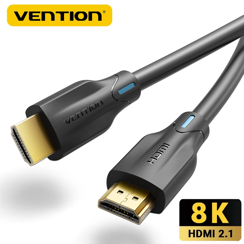 

Vention 8K HDMI-compatible 2.1 Cable 4K@120Hz 48Gbps High Speed Video Audio Cord for PC TV Laptop Projector PS4 PS5 HD Splitter