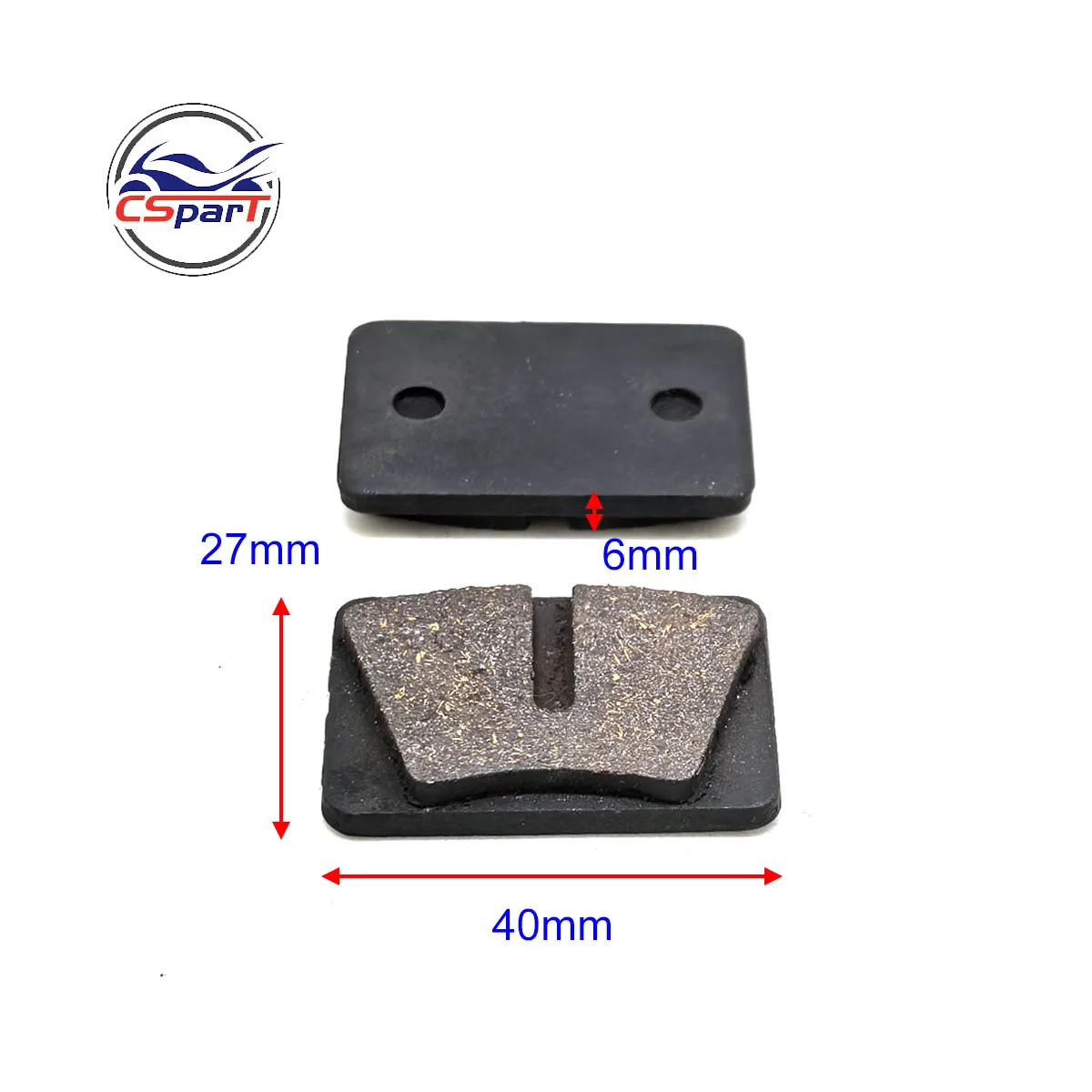Brake Pad Pairs 47CC 49CC Mini Moto Dirt Pit Pocket Bike Gas Scooter ATV Quad Go Kart Parts