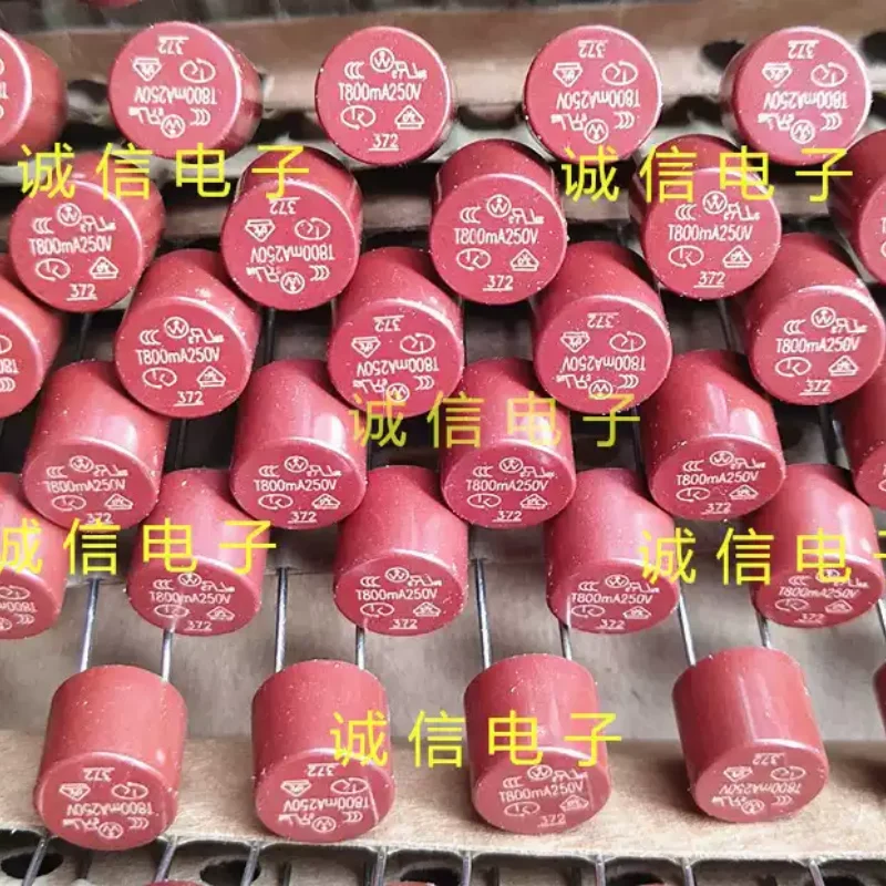 5-100pcs imported TR5 circular fuse 372 T800mA 250V T800MA 250V 37208000001