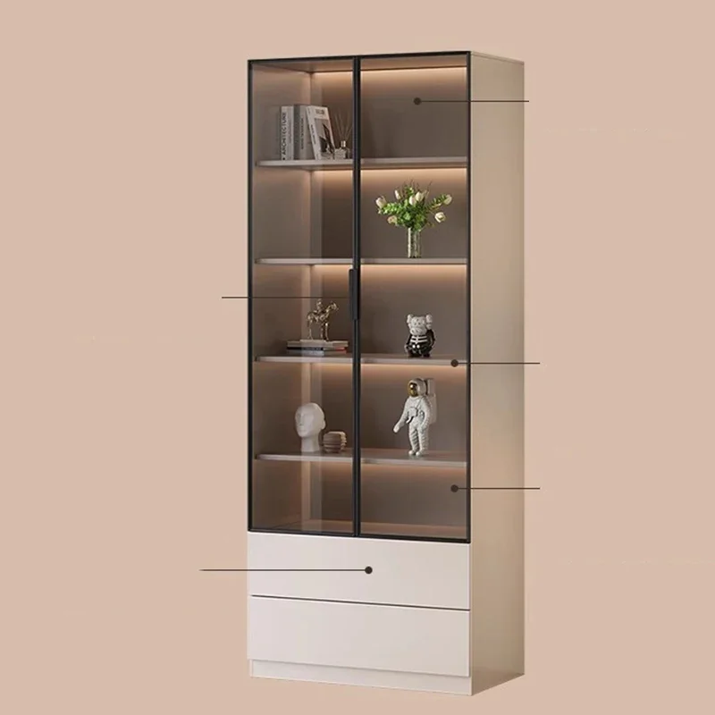 

Luxury Wood Living Room Cabinets Mobile Librero Filing Storage Cabinets House Container Organizer Wine Gabinete Hotel Furniture