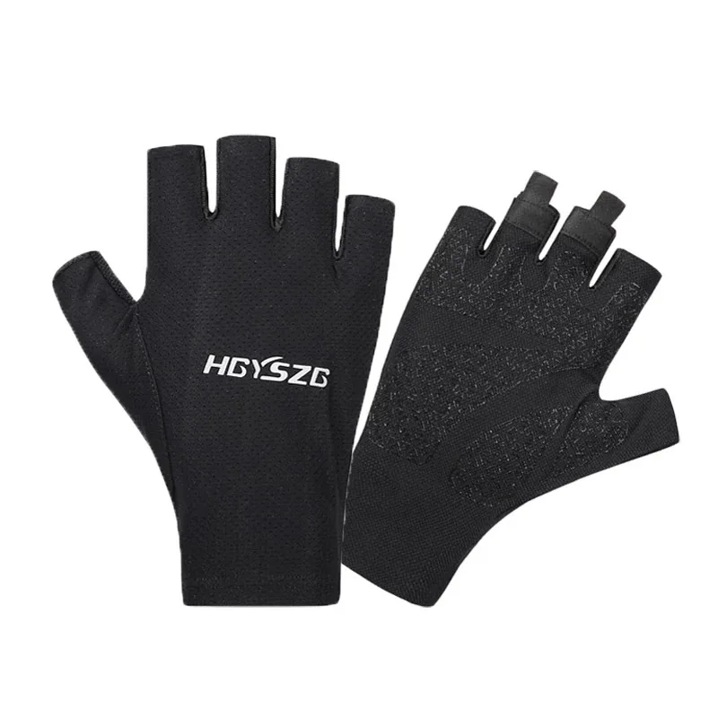 AliExpress NONE Spring Summer Cycling Gloves for Women Men Breathable Mesh Gym Fingerless Sun Protection Non-slip Quick Dry Hike Fitness Gloves