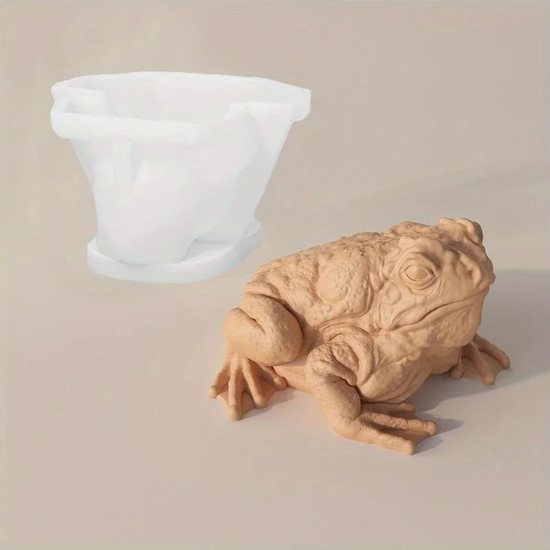 

DIY 3D лягушка жаба силиконовые формы для свечей животное подходят для красивого украшения гостиной