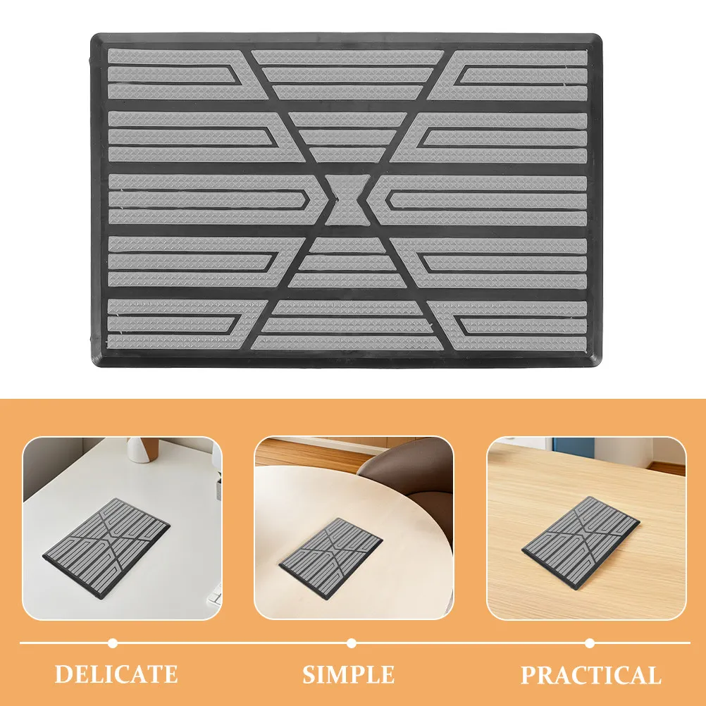 2Pcs Car Pedal Pad Kit Sturdy Plastic Rubber Anti-Slip Design Floor Mat Patch Car Foot Pedal Repair Automotive
