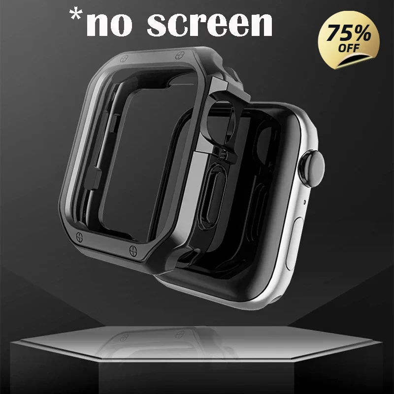 TPU Metal Bumper Case For Apple Watch Ultra3 2 49mm 11 10 46mm 42mm Protector Cover for iWatch 9 8 7 6 5 4 SE 41mm 45 38 40 44mm