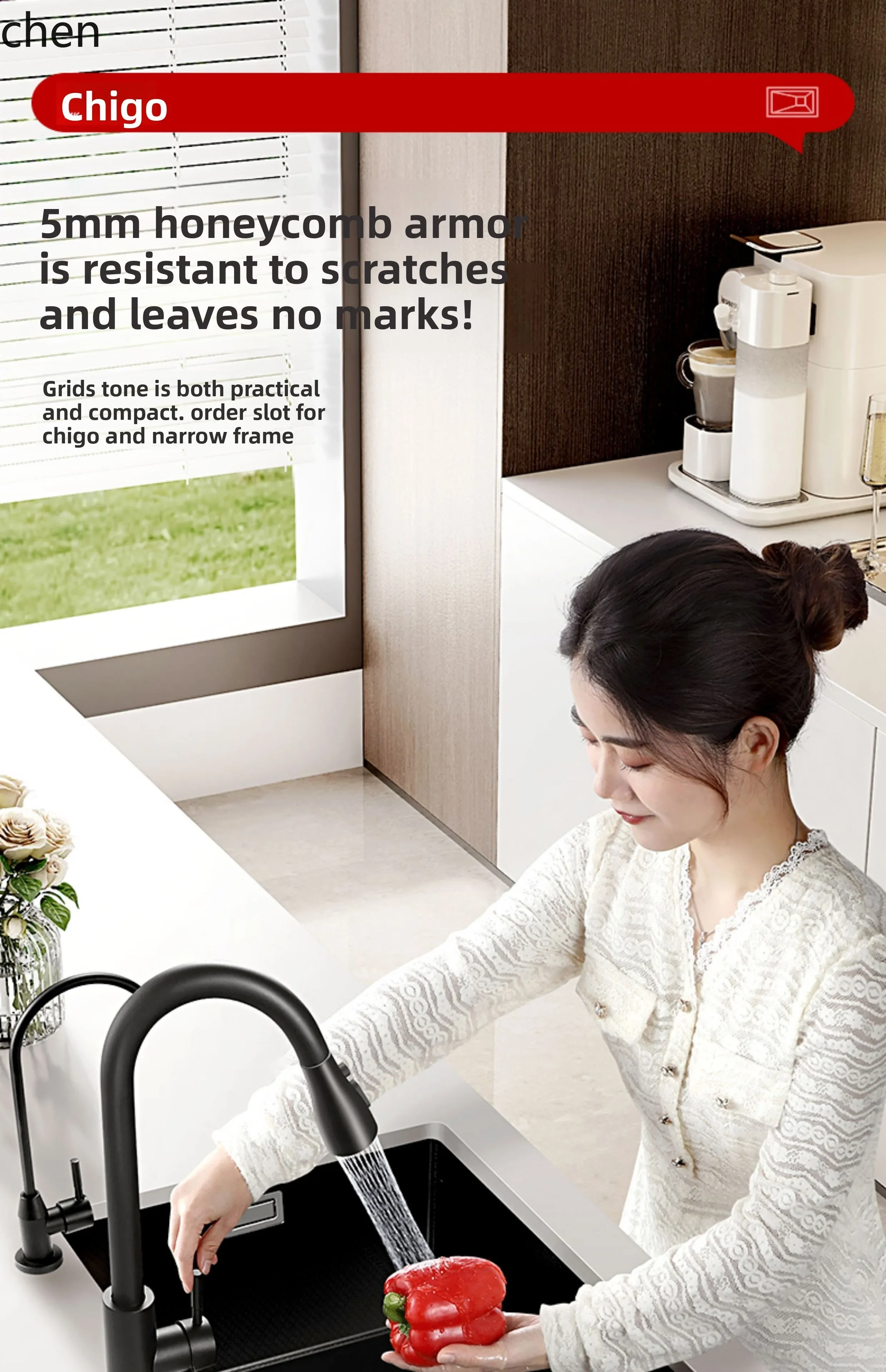 h31- 304 Stainless Steel Sink Large Single Bowl Household Undermount Basin Vegetable Washing Basin Dishwashing Sink Small Basin