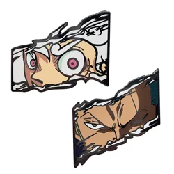 Luffy Zoro Adventure Enamel Pin – Pirate Crew Metal Brooch, Manga Anime Character Pin Pendant for Jackets, Bags, Hats, Cosplay