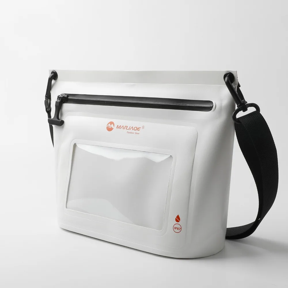

Polyvinyl Chloride Shoulder Bag Keep Equipment Dry Storage Bag Waterproof Dry Bag Touch Screen Mobile Phone Case Beach