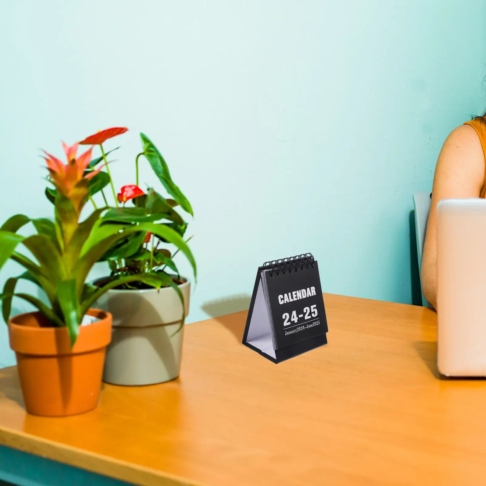 

Мини-настольный календарь на 2024 год, маленький настольный перекидной календарь для офиса и дома, ежедневный настольный ежемесячный календарь-планировщик