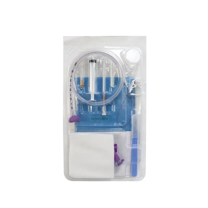 SY-L147  gastrostomy PEG feeding tube kit medical clinic surgical consumables percutaneous endoscopic