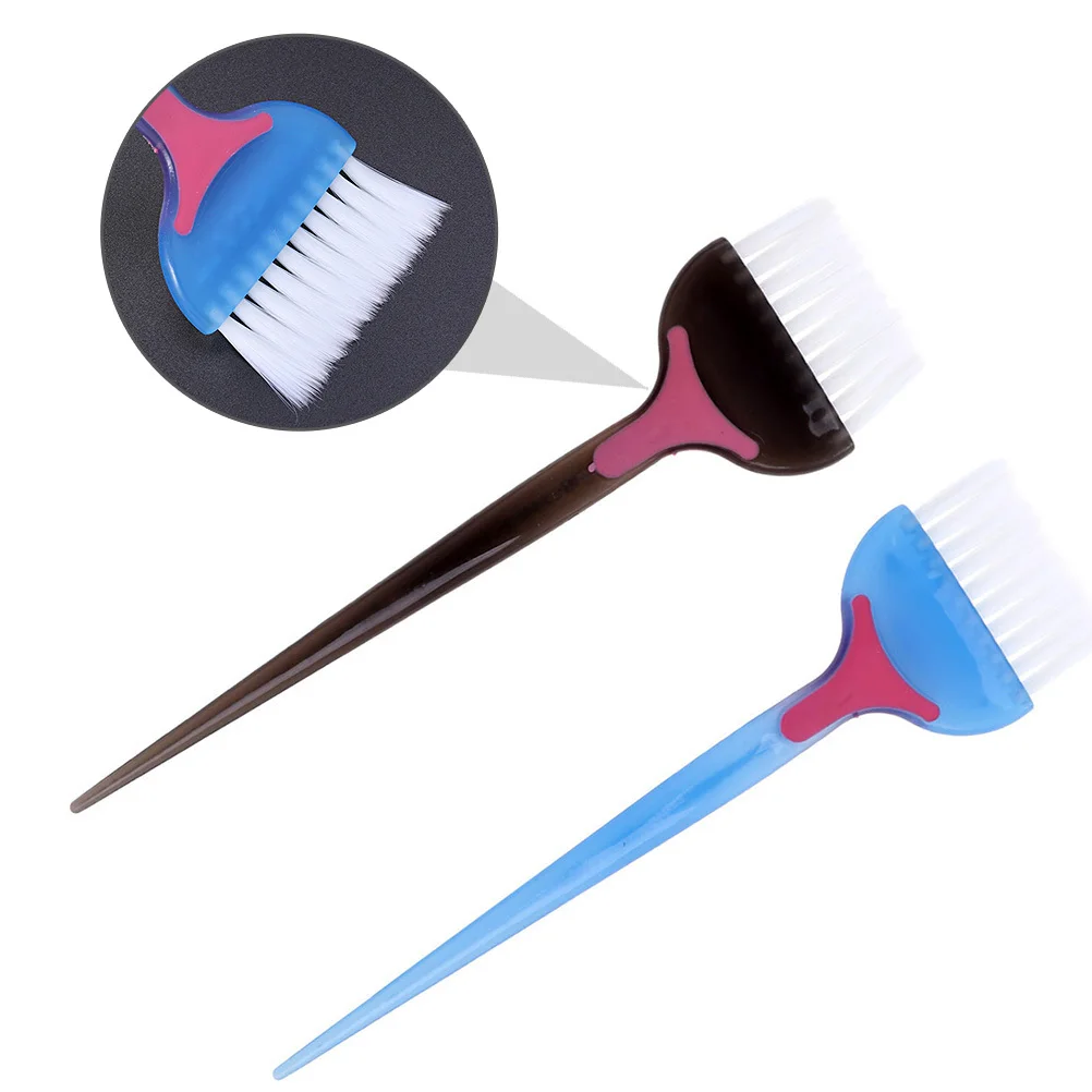 

4pcs Hair Color Comb Comfortable Handle Lightweight Durable Bristles Design For Diy Hair Dyeing Tool Salon Accessories