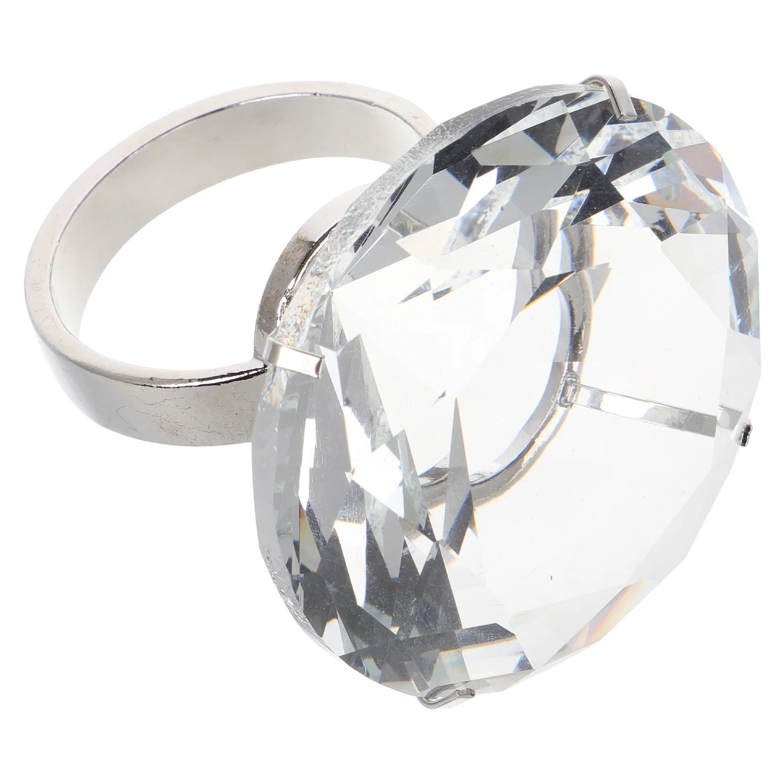 

Wedding Set Props Diamond Ring Jewelry Engagement Ornament Glass Ornaments Spoof Proposal