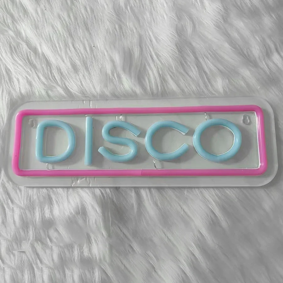 Led Neon Light Sign for Disco Party Music Bar Club Bedroom Disco Decor Disco Lover  Fever Party Disco Neon Sign for Wall Decor view 6