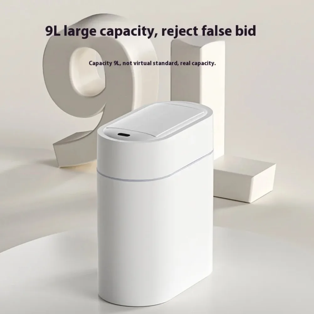 Intelligent Sensing Wastebasket Fully Automatic Recycling Bin Living Room Kitchen Garbage Cube Large Capacity Electric Trash Can