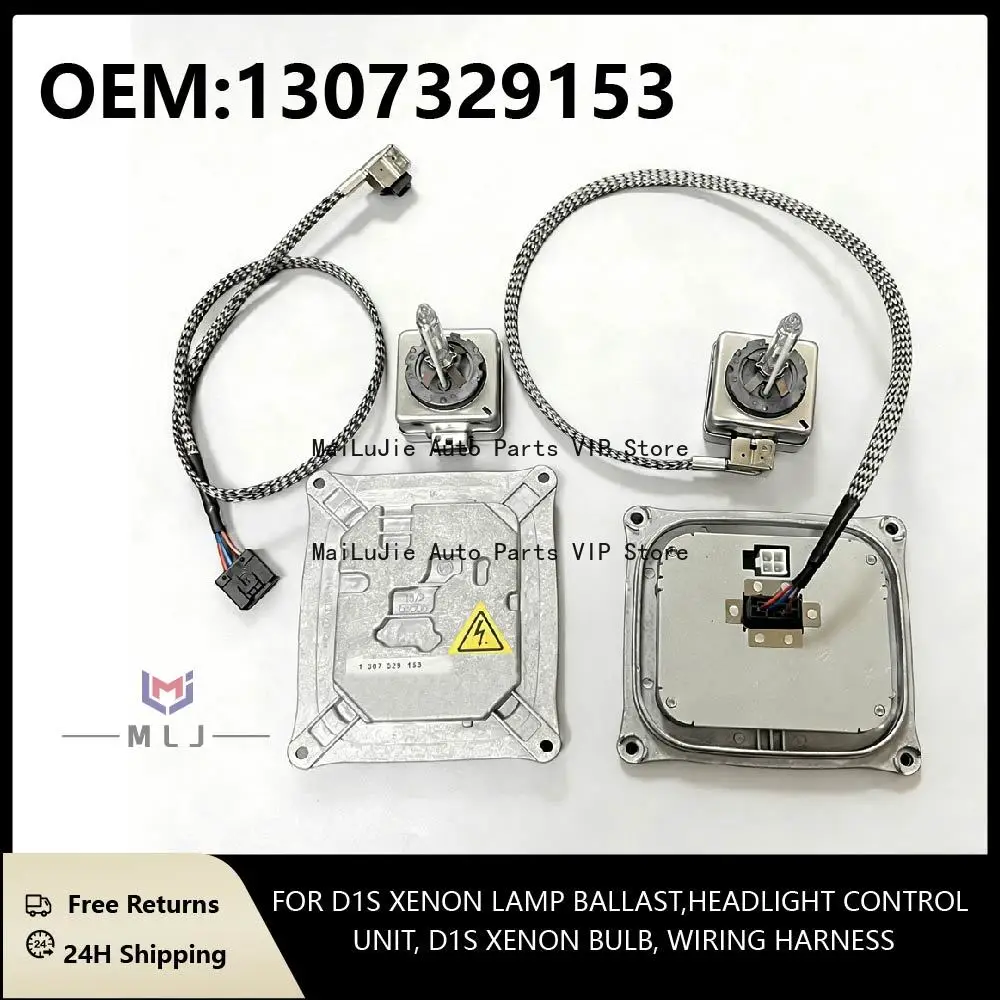 1307329153 63117182520 25806714 For BMW 3 Series E90 M3 E92 E93 D1S Xenon Lamp Ballast Headlight Control Unit Wiring Harness