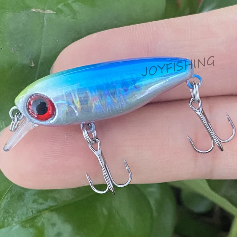 Suspend Mini Minnow Lure 38mm 2.7g Hard Bait Lake Pike Carp Fishing Bait Micro Minnow Isca Artificial Jerkbait Wobbler 9098