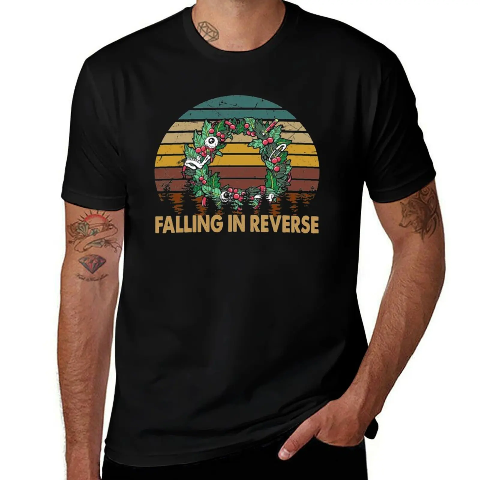 Logo grey faling coming home rock love music T-Shirt Quick Dry Sports Short Sleeve Tee T-Shirt