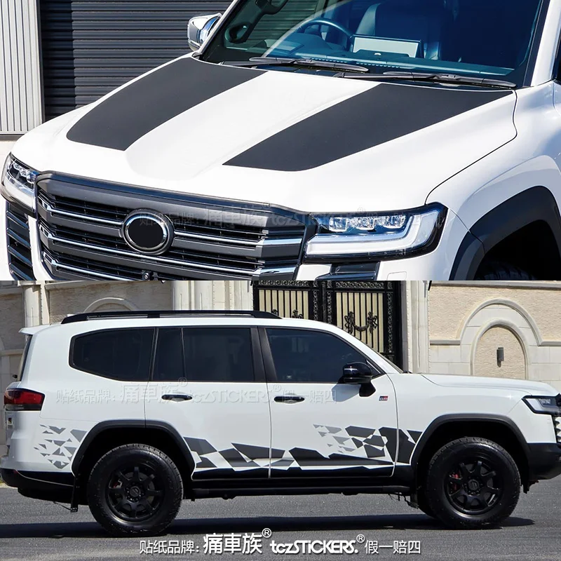 

Car Vinyl sticker FOR Toyota Land Cruiser LC300 decoration sporty and fashionable Film Decal modified accessories