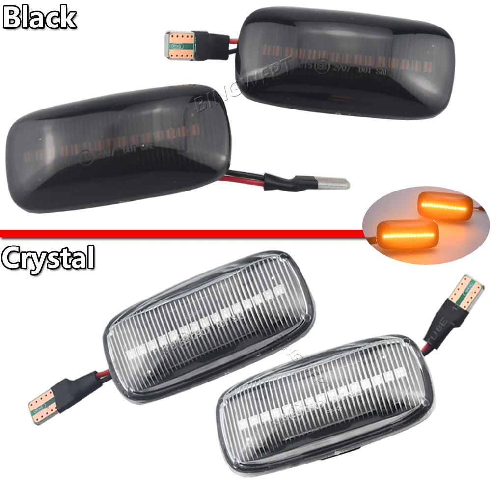 LED Dynamic Side Marker Lamps Turn Signal Light For Nissan Skyline R34 Almera N15 N16 Pulsar Maxima QX Sunny G10 Primera P11 P12