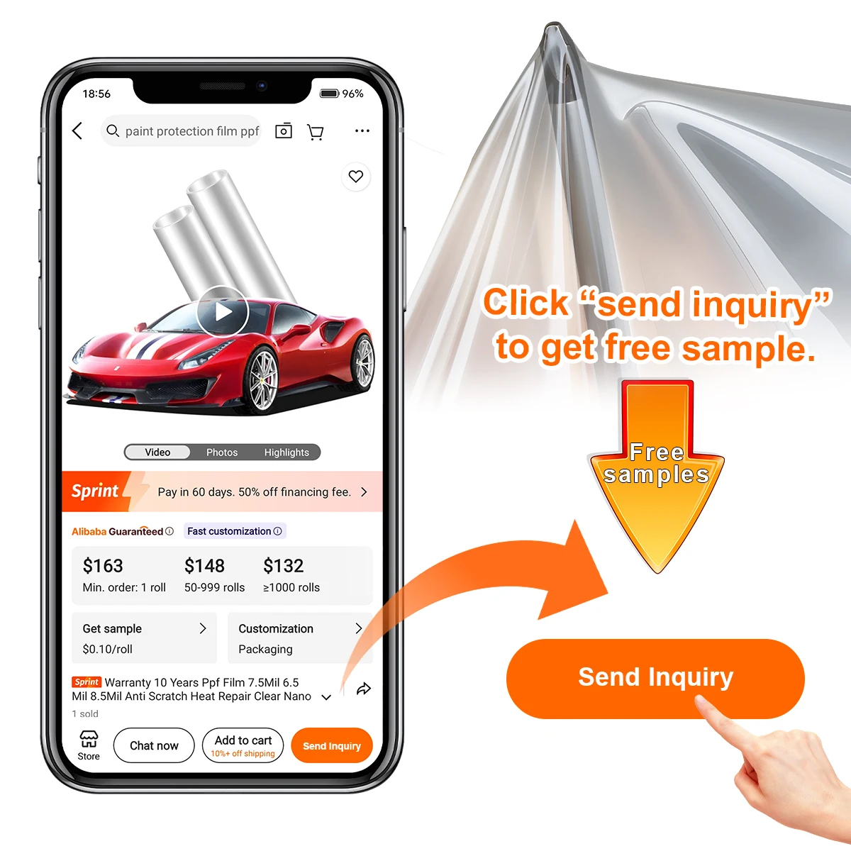 Penjualan Panas Kertas Pembungkus Mobil TPU Hijau Zaitun Hitam Matte PPF Dealer Anti-Gores Penyembuhan Diri Tahan UV Pengubah Warna Pembungkus Bodi