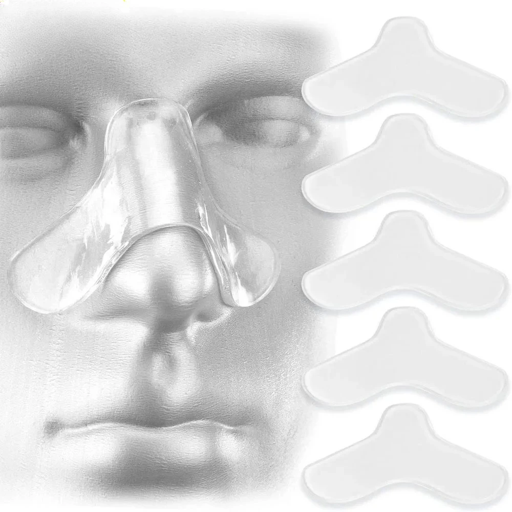 CPAP Face Mask Nose Pad Silicone Stress Resistance Sticker Comfort Suitable Various Ventilators Trimmable Not Easy Loosen·soft