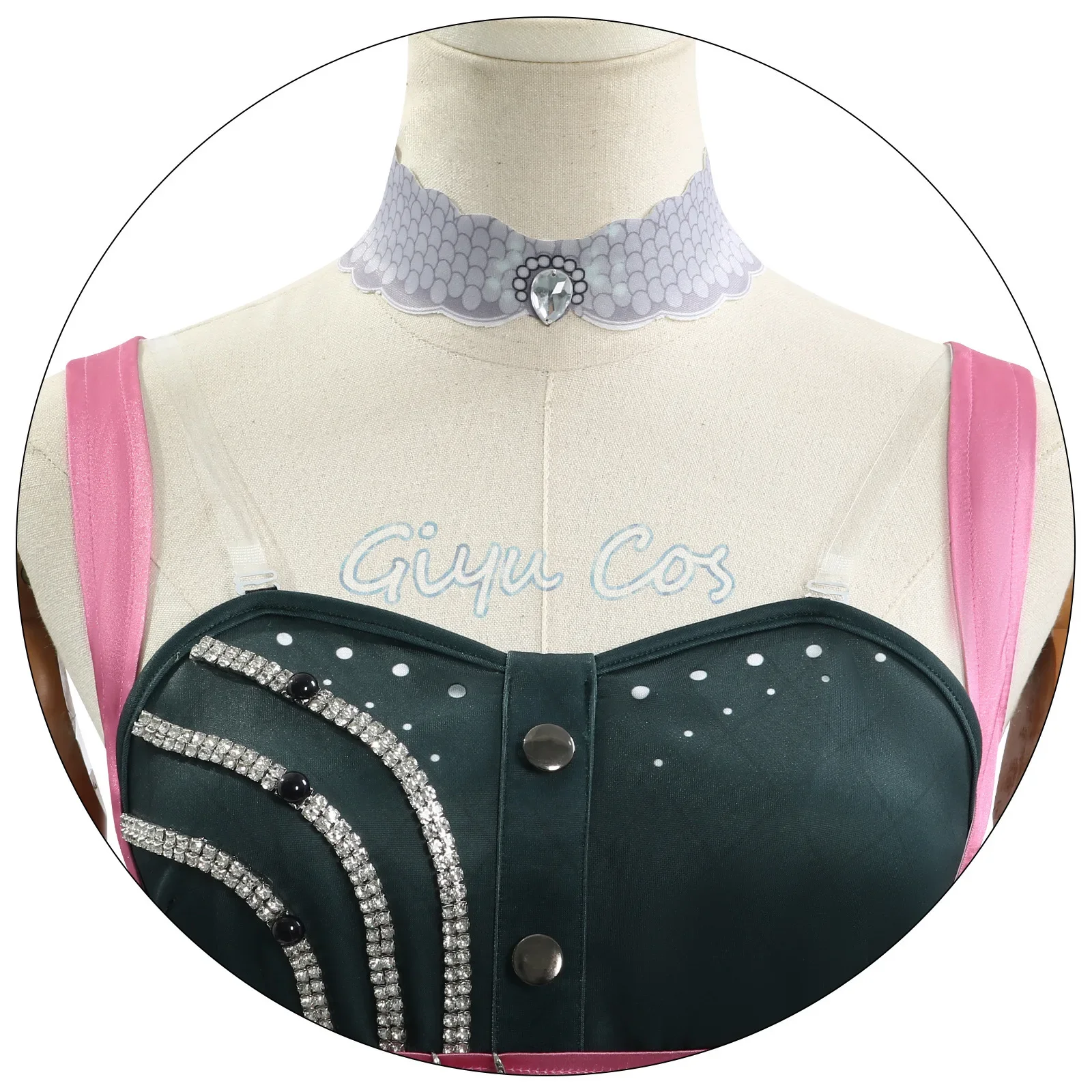 أزياء حفلات الهالوين أنيمي زي تنكري للنساء 2025 جديد عكسي 1999 أنجو نالا أزياء تنكرية شعر مستعار للبالغين #3