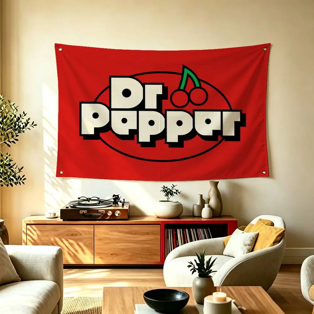 Fashion Brand DR P-Pepper Flags for Bedrooms Home Decor Items Outdoor Decors Garage Decoration Flaga