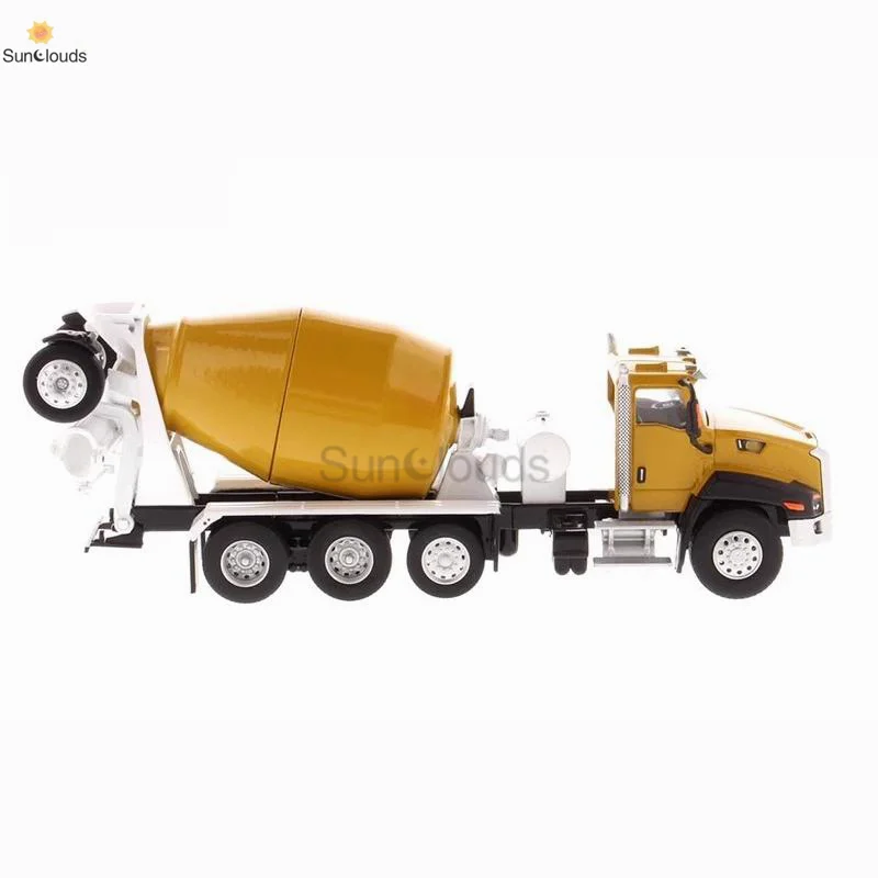 For CATERPILLAR Model CT660 McNeilus Bridgemaster Concrete Mixer Alloy 1:64 Scale Die Cast Model Toy Car & Collection Gift