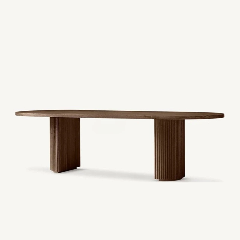 Single solid wood dining table rectangular homestay Japanese-style small apartment home creative high-end black desk