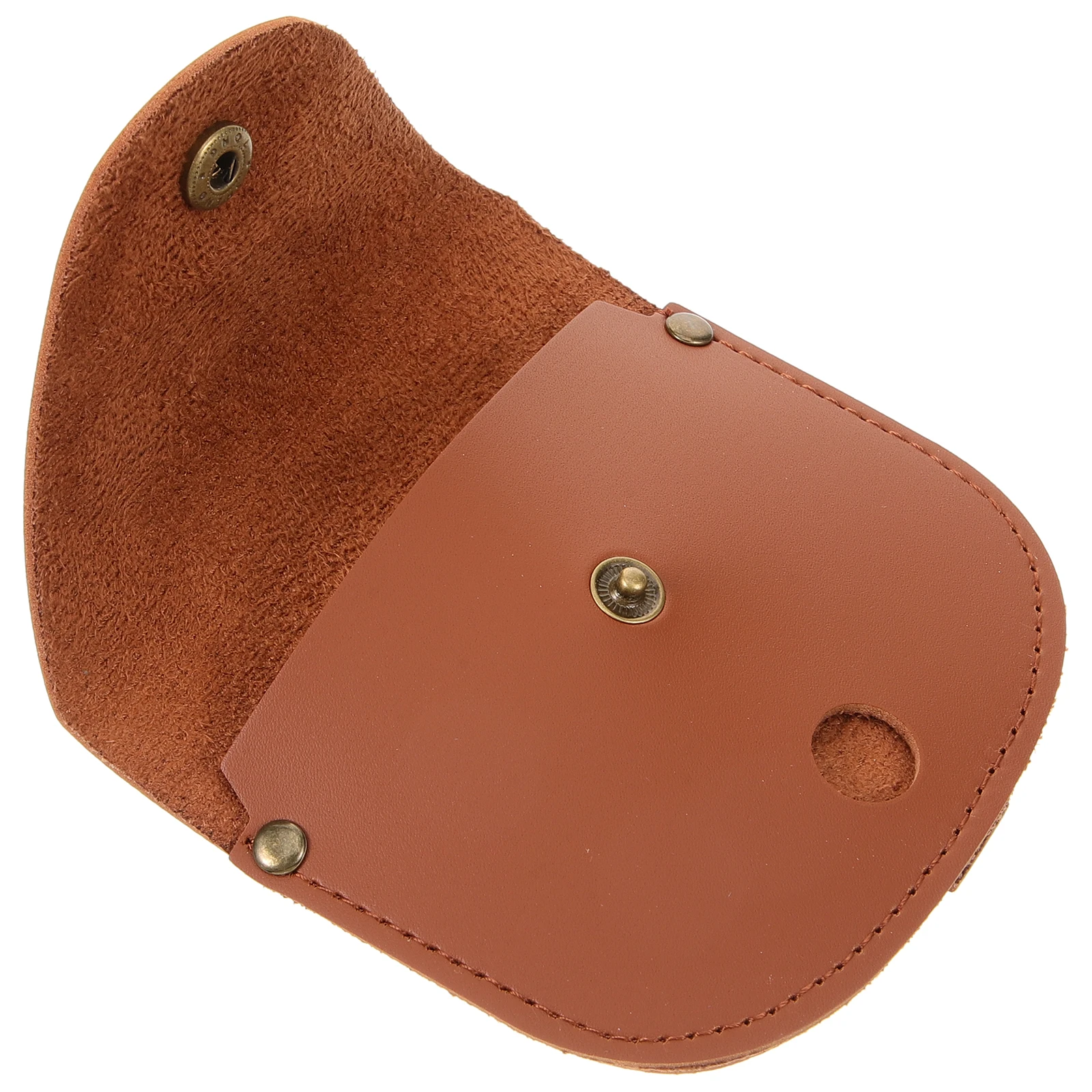

Pocket Case Travel Pouch Metal Button Lightweight Durable PU Outdoor Camping Hiking Watch