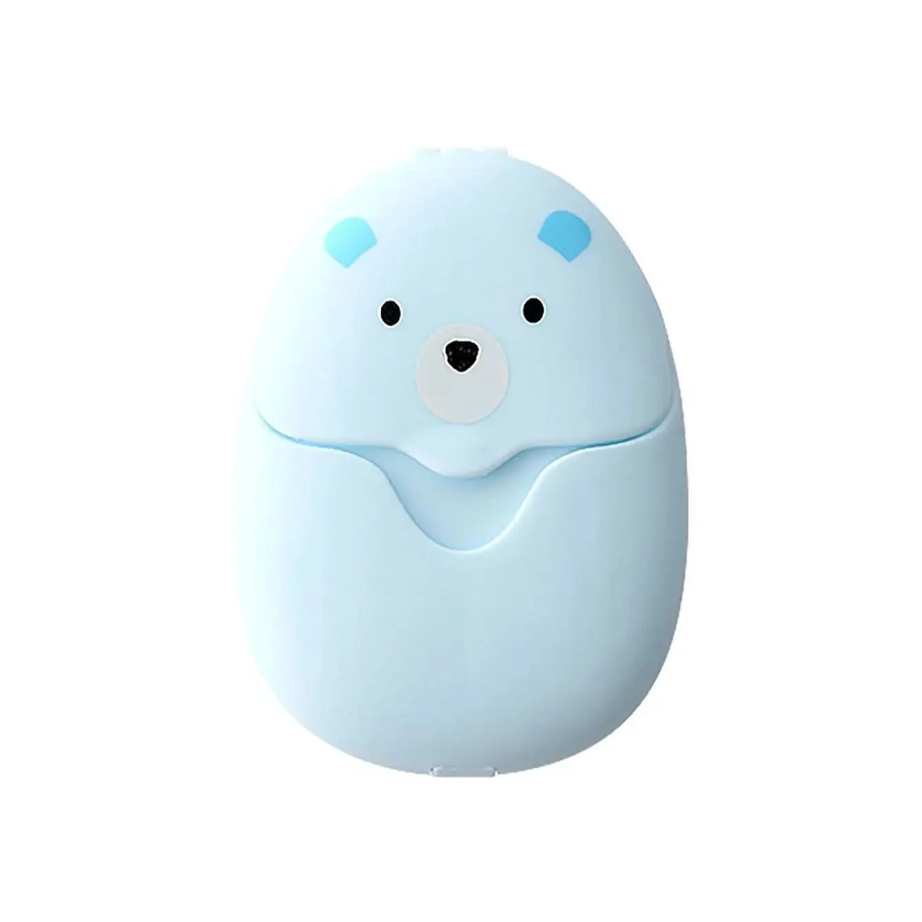 50pcs 여행 휴대용 종이 야외 일회용 손 씻기 비누 청소 비누 가정용으로 필수적인 휴대용 비누 상자