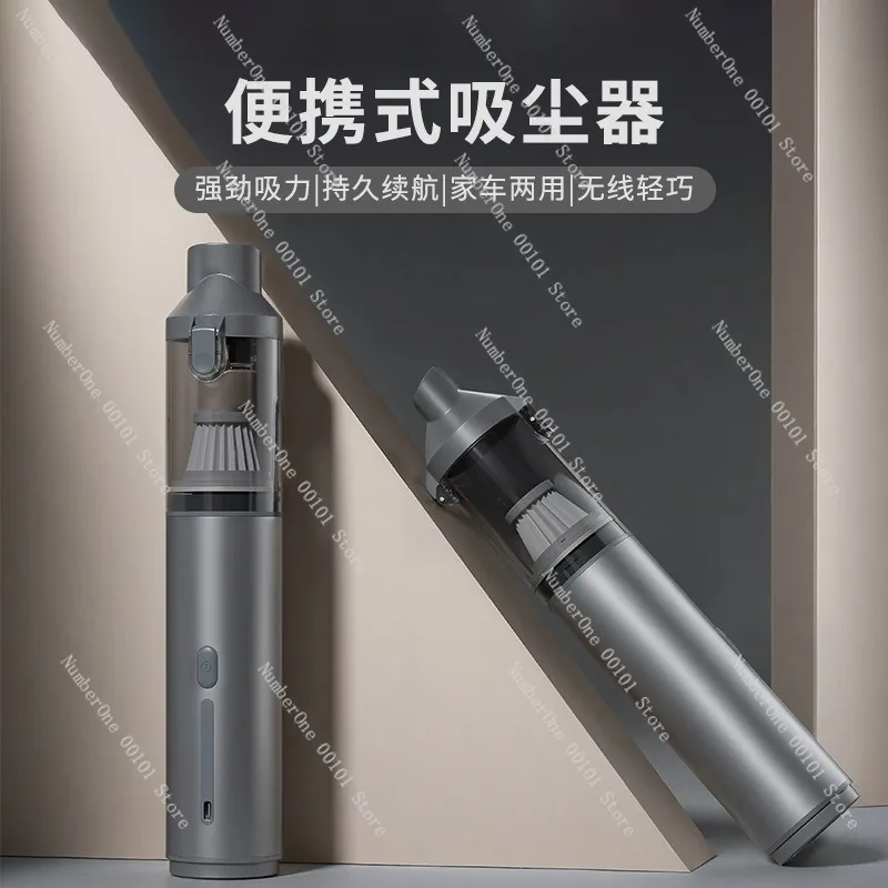 Small Car Vacuum Cleaner with High Suction,Portable Inflatable Dual-Purpose Dust Blower,Handheld Auto Cleaner for Home&Vehicle