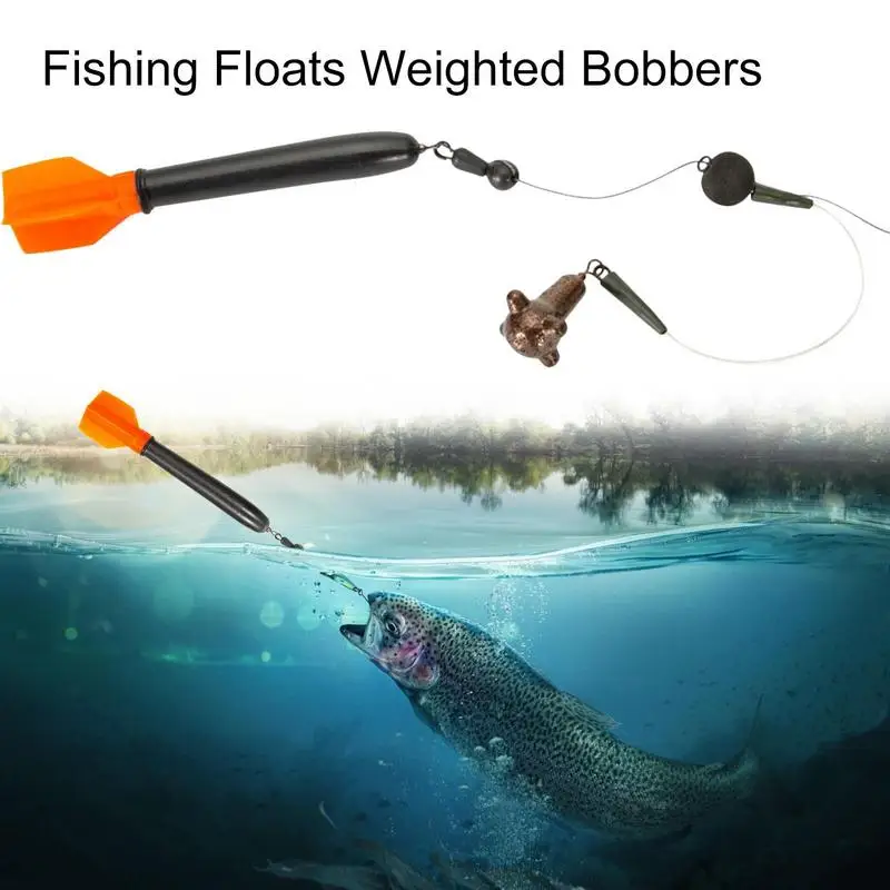 Fishing Floats Bobbers Colored Marker Float Carp Fishing Kit Fishing Floats Popping Cork Float Weighted Bobbers Accessories