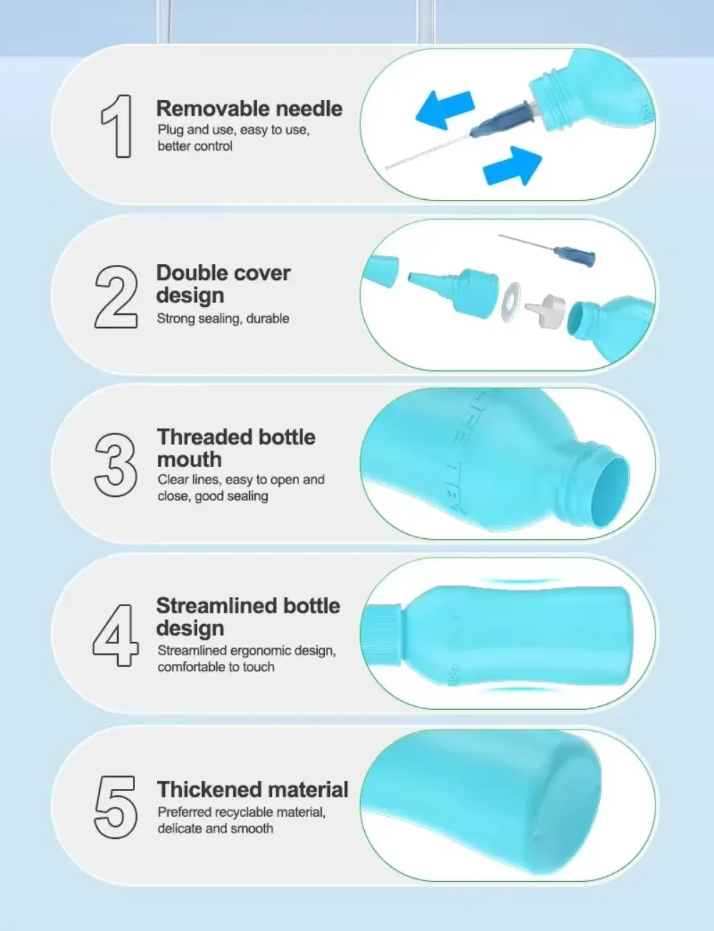 RELIFE TB1 botella de solvente de 50ml, botella de Alcohol vacía de doble tapa, distribuidor de ayuda de soldadura para teléfono móvil, herramienta de olla de limpieza PCB